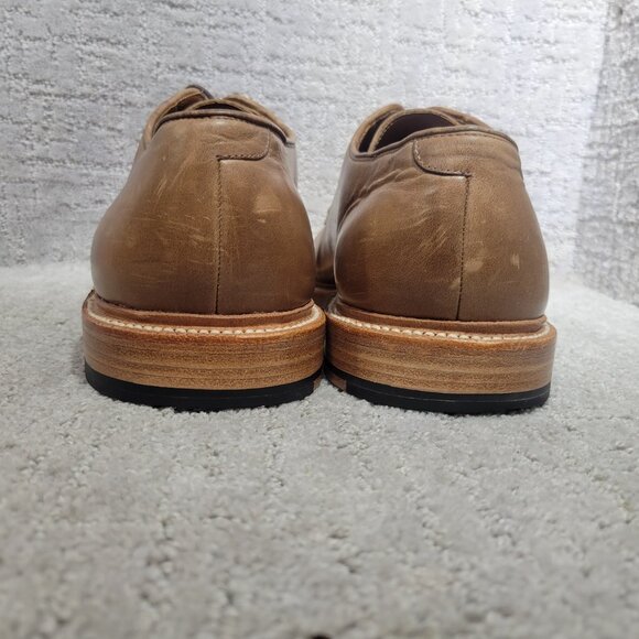 Grant Stone Plain Toe Men's Size US 10.5 E Dune Chromexcel Leather Oxford Shoe - Picture 4 of 12